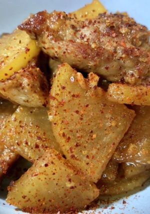 うちの豚バラ大根はニンニクみそ味です-レシピのメイン写真