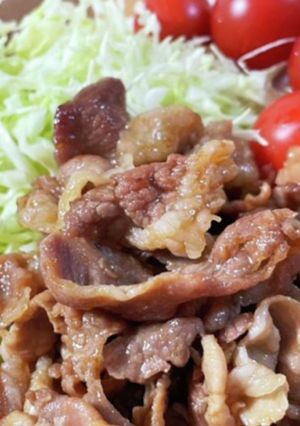 薄切り豚肉の 生姜焼き-レシピのメイン写真