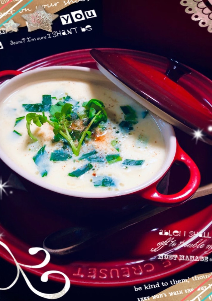 熱々！とろ〜りお餅が絶品♡茶碗蒸し-レシピのメイン写真