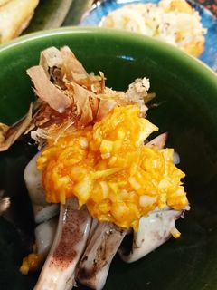 柚子辛味噌ネギのイカ焼き-レシピのメイン写真