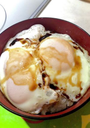 目玉焼き丼！！-レシピのメイン写真
