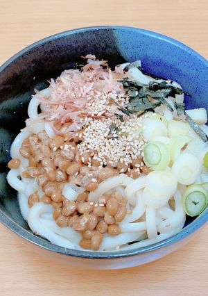 【ズボラ飯】さっぱり納豆うどん-レシピのメイン写真