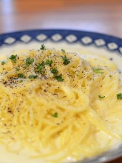 包丁不要!ダブルチーズクリームパスタ♪-レシピのメイン写真