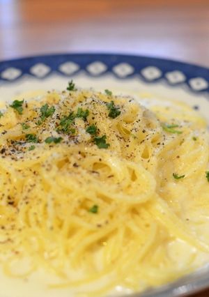 包丁不要！ダブルチーズクリームパスタ♪-レシピのメイン写真