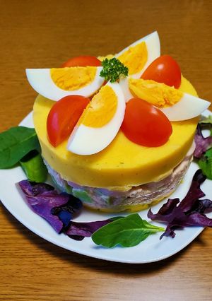 カウサ(ペルー風ポテトサラダ)-レシピのメイン写真