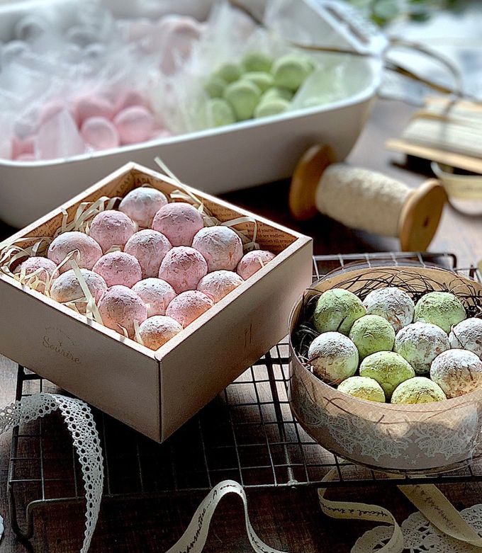 Hm電子レンジホワイトチョコスノーボール by Akicocoaki