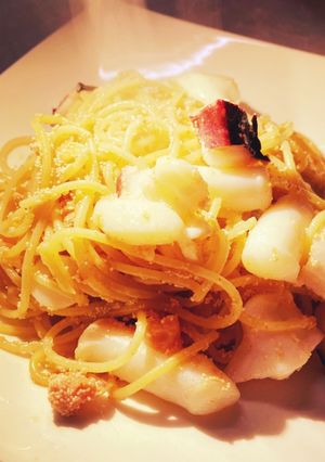 いかと明太子の和風パスタ-レシピのメイン写真