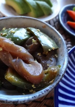 こんにゃくの醤油炒め-レシピのメイン写真