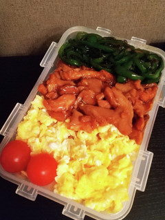 お弁当(2/4)三色弁当-レシピのメイン写真