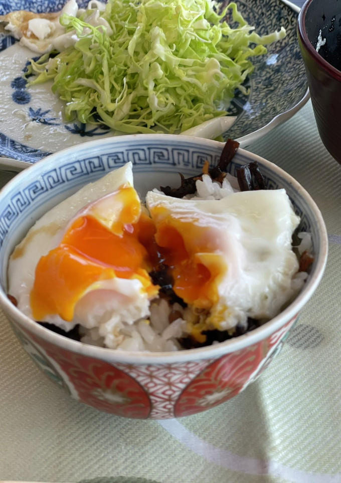 簡単♡目玉焼きご飯-レシピのメイン写真