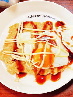 【簡単】オートミールのお好み焼き風-レシピのメイン写真