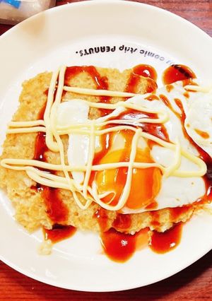 【簡単】オートミールのお好み焼き風-レシピのメイン写真