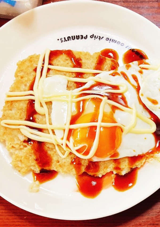 【簡単】オートミールのお好み焼き風-レシピのメイン写真