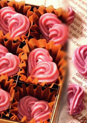 レンジでハートのフランボワーズの生チョコ-レシピのメイン写真