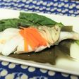 ヘルシー!タラの昆布蒸し