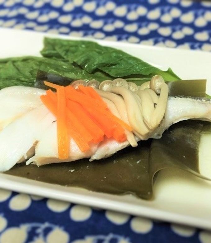 ヘルシー!タラの昆布蒸し-レシピのメイン写真