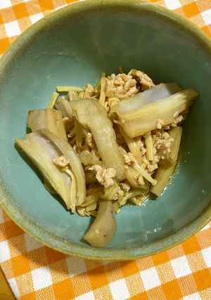 牛ひき肉とれんこんのきんぴら-レシピのメイン写真
