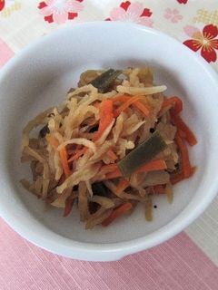 【使いきり】こんぶと切り干し大根の煮物-レシピのメイン写真