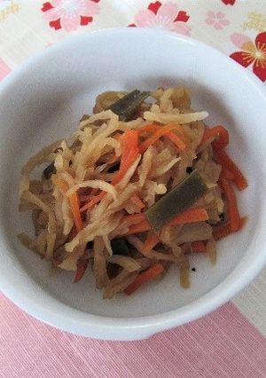 【使いきり】こんぶと切り干し大根の煮物-レシピのメイン写真