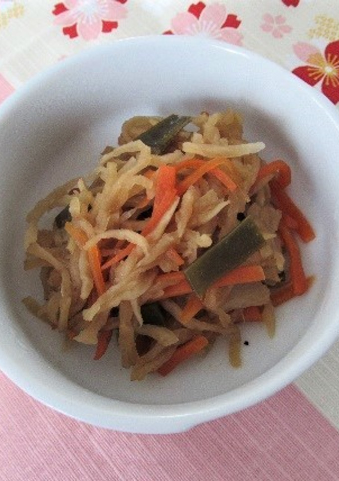 【使いきり】こんぶと切り干し大根の煮物-レシピのメイン写真