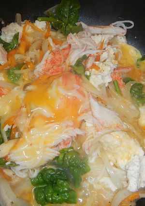 糖質オフ…豆腐・カニカマ・ふわふわ卵とじ-レシピのメイン写真