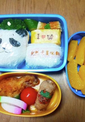 呪術廻戦 パンダ先輩弁当-レシピのメイン写真
