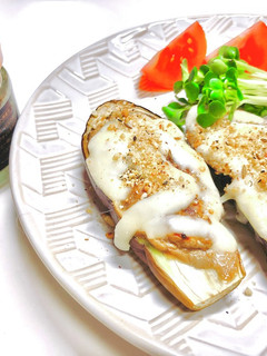 デュカでエスニックなナスの肉詰め-レシピのメイン写真