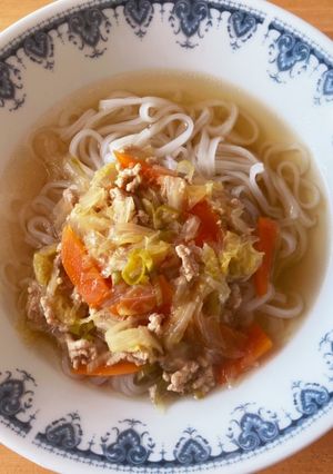 グルテンフリーうどん-レシピのメイン写真