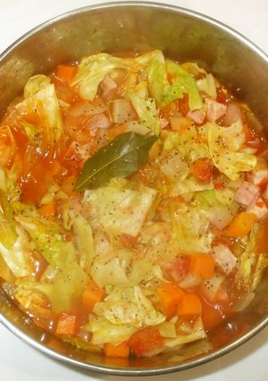 ビタミン食べるミネストローネ♪簡単具沢山-レシピのメイン写真