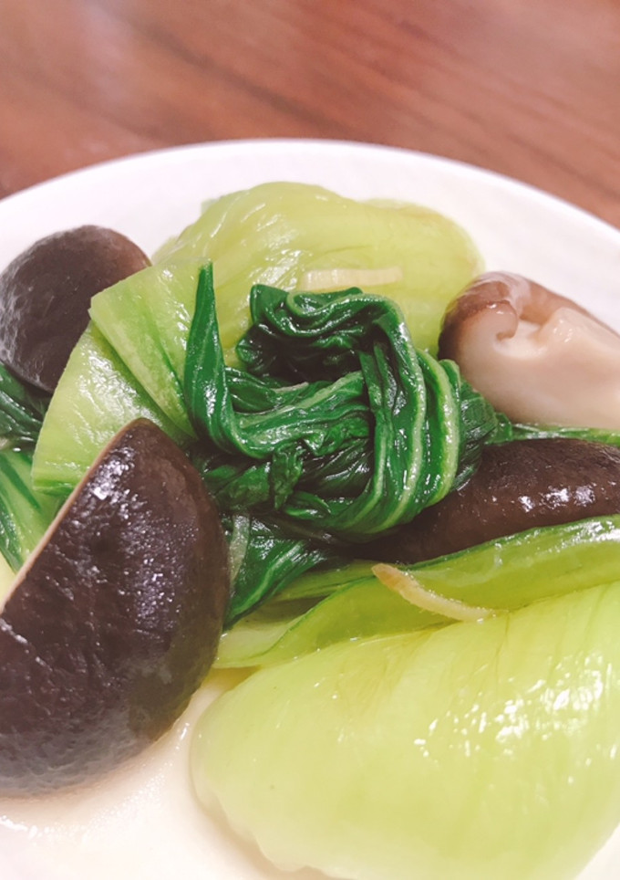 青梗菜としいたけの炒めもの-レシピのメイン写真