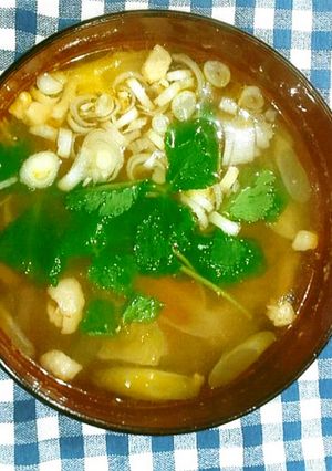 高萩市の野菜をたくさんつかったおぞうに-レシピのメイン写真