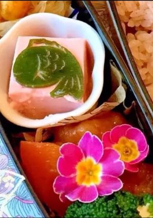 ごま豆腐に昆布デコ-レシピのメイン写真