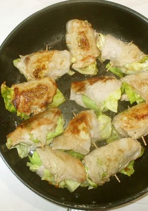 豚肉キャベツ巻き♪発育が遅いお子様に-レシピのメイン写真