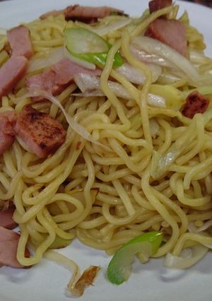 ネギ焼きそば-レシピのメイン写真