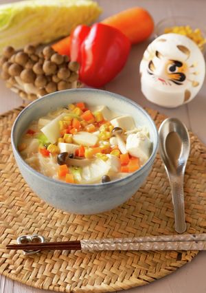 カルシウムたっぷり!牛乳de汁ビーフン!-レシピのメイン写真