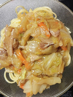 ちゃんぽん風餡掛けパスタ-レシピのメイン写真