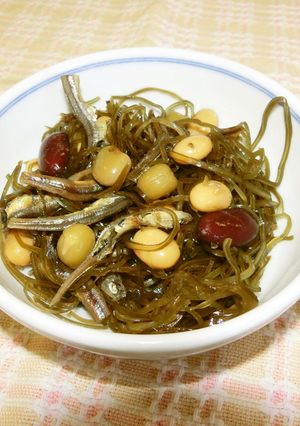 きざみ昆布と大豆の甘辛煮-レシピのメイン写真