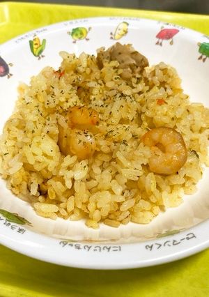 保育施設給食★パエリア-レシピのメイン写真