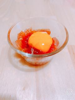 マグロのユッケ風-レシピのメイン写真