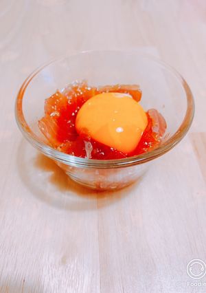 マグロのユッケ風-レシピのメイン写真