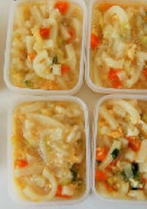 野菜たっぷりおうどん【離乳食後期】-レシピのメイン写真