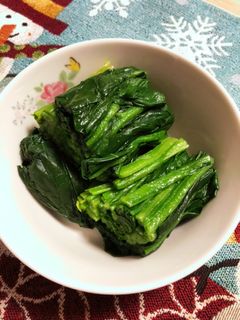ほうれん草を冷凍保存-レシピのメイン写真