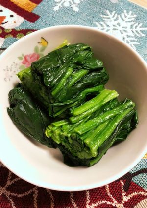 ほうれん草を冷凍保存-レシピのメイン写真