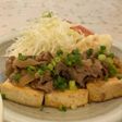 豆腐と牛肉のソテー
