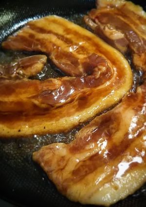 板状豚バラの蒲焼き(*≧∀≦*)-レシピのメイン写真