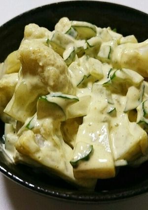 カリフラワーのカレークリーミーサラダ-レシピのメイン写真