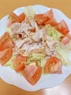 【ズボラ飯】冷しゃぶサラダ-レシピのメイン写真