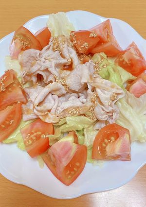 【ズボラ飯】冷しゃぶサラダ-レシピのメイン写真