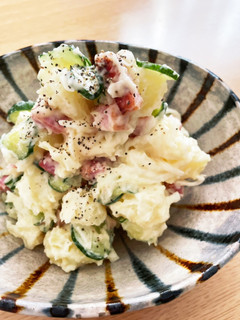 簡単おつまみポテトサラダ-レシピのメイン写真