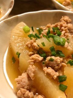 クッキングプロで大根のそぼろ煮-レシピのメイン写真